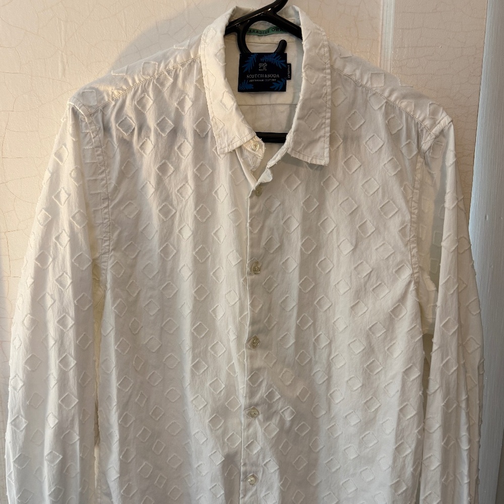 Scotch & Soda | White Patch Check Shirt